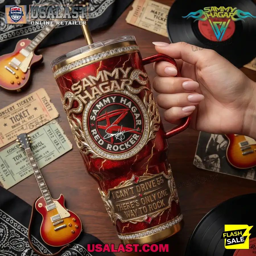 Sammy Hagar 40oz Tumbler With Handle