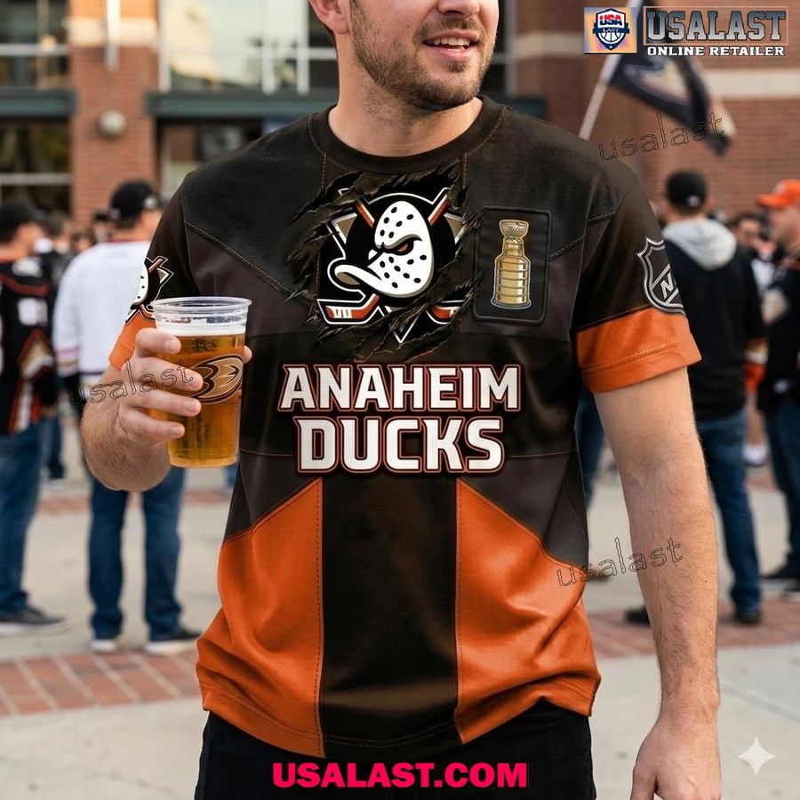 Anaheim Ducks Summer 2026 All Over Printed Shirt