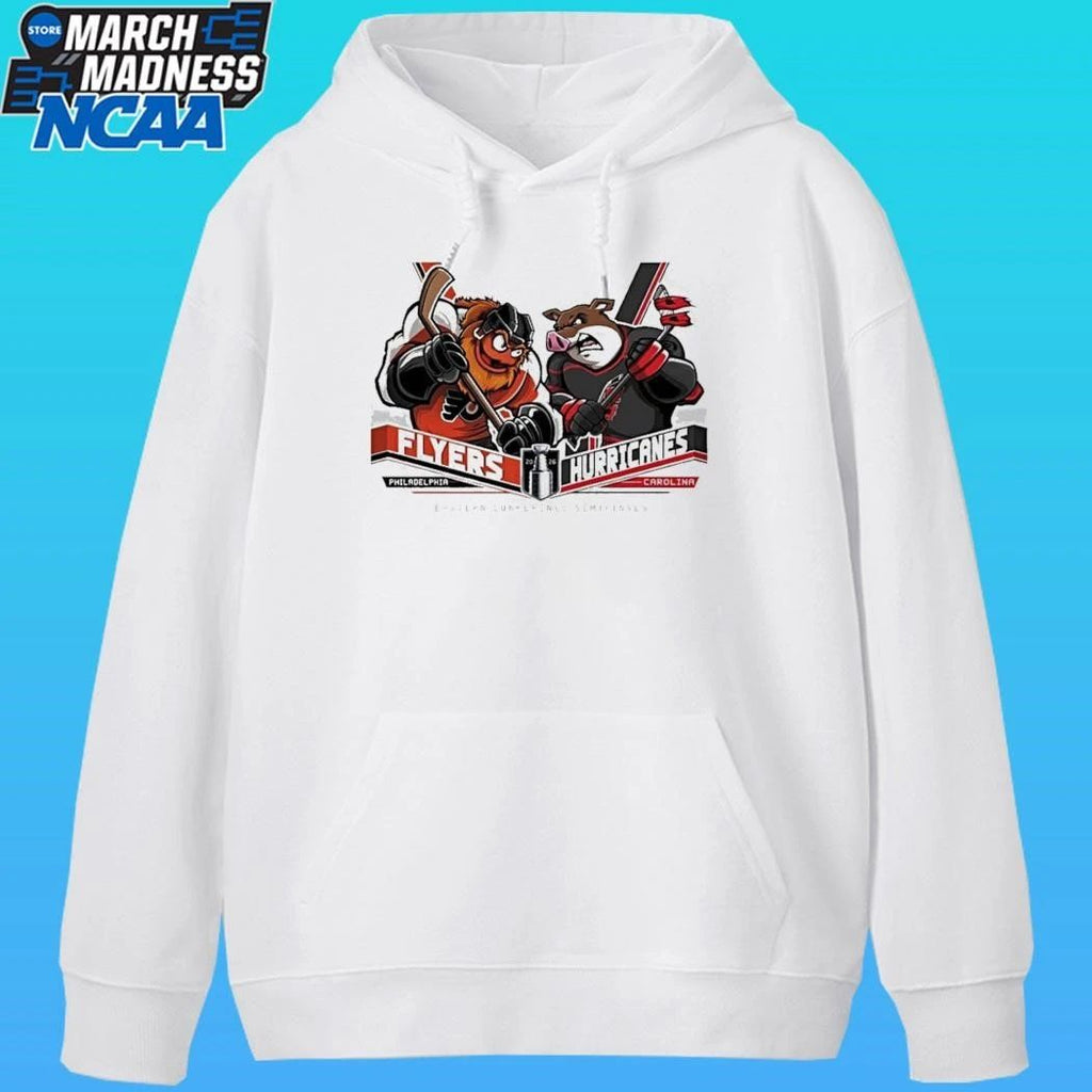 Philadelphia Flyers Vs Carolina Hurricanes Hockey Mascot Eastern Conference Semifinals Shirt