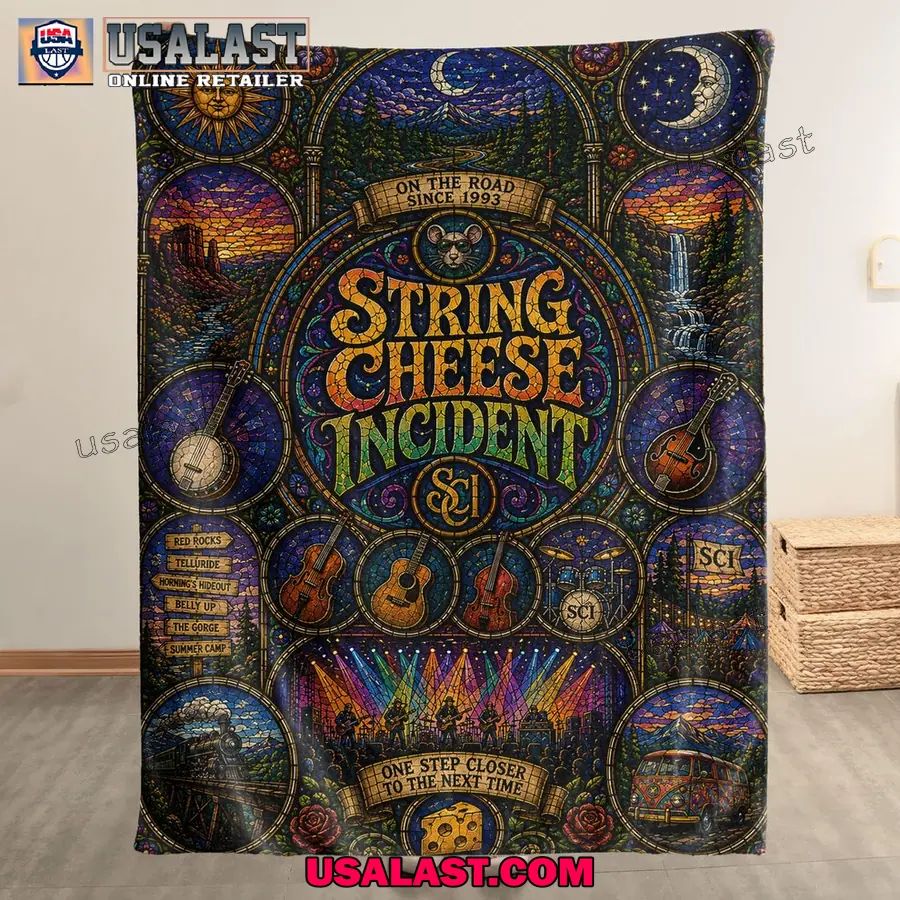 The String Cheese Incident On The Road Since 1993 Commemorative Quilt Blanket