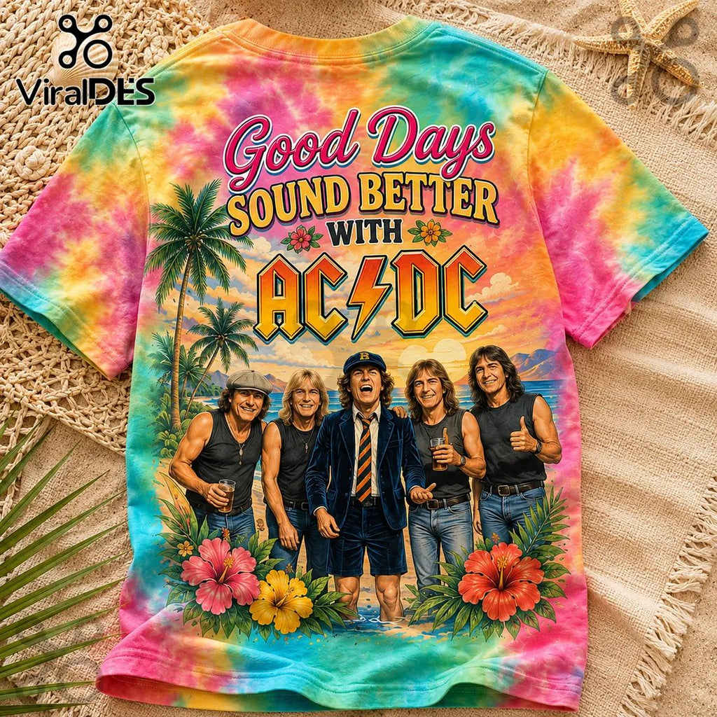 AC/DC Good Days Summer Beach 2026 T-Shirt