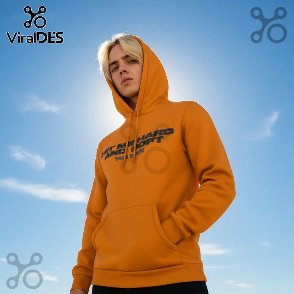 Billie Eilish Hit Me Hard and Soft The Tour Orange Hoodie