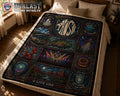 Phish Band A Live One Stained Glass Quilt Blanket