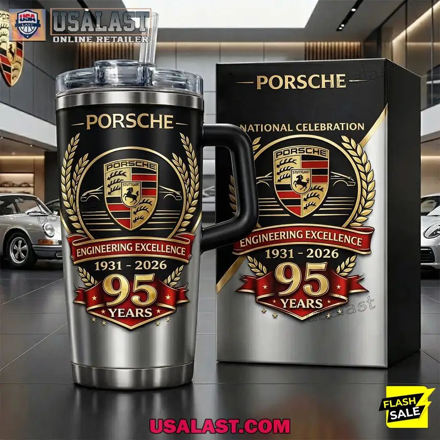 Porsche 95th Anniversary 1931-2026 Stanley Tumbler