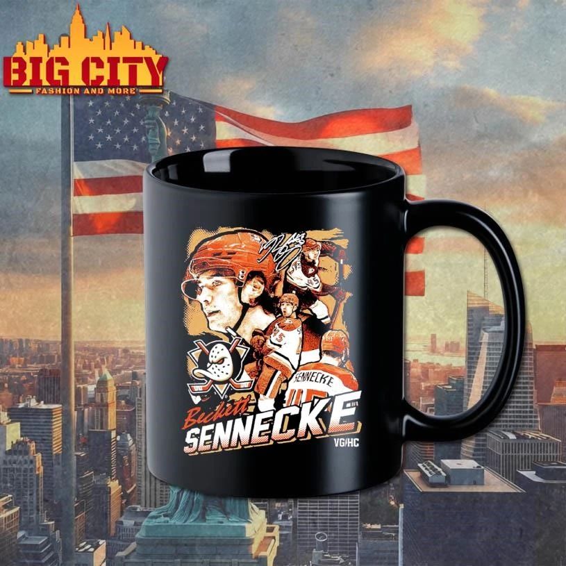 Awesome Anaheim Ducks Sennecke The Kid Collage Shirt