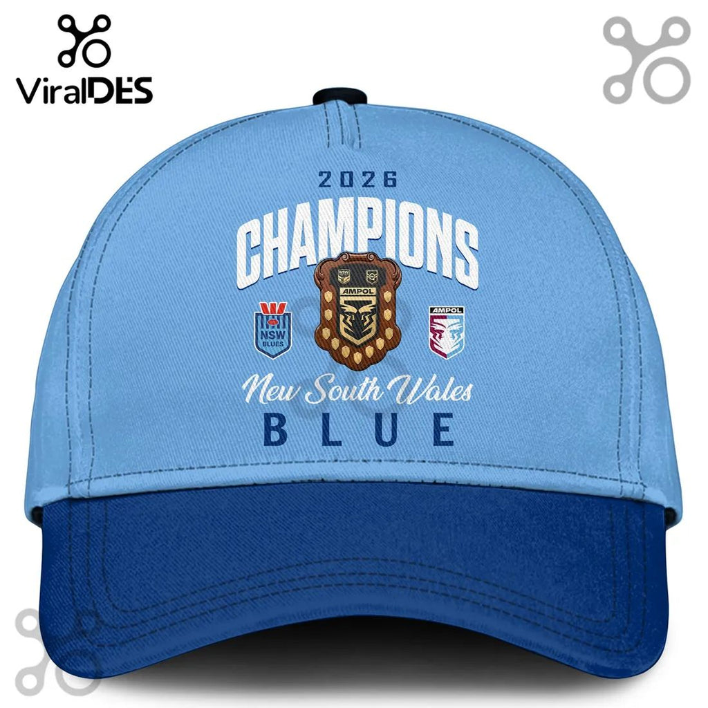 New South Wales Blues 2026 Champions Light Blue Hoodie