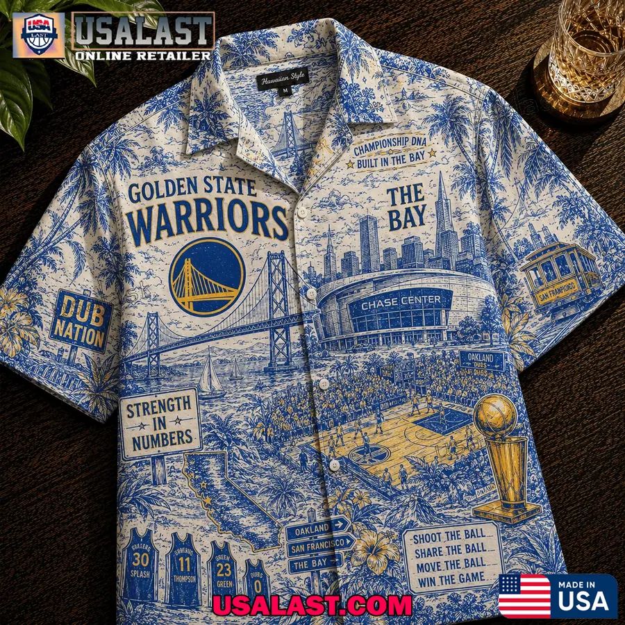 Golden State Warriors Tropical Vibes Hawaiian Shirt