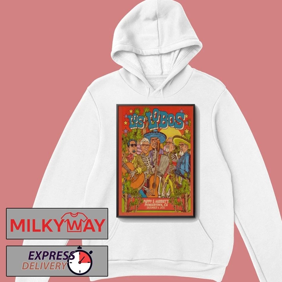 Los Lobos Dec 6 2025 Pappy And Harriet’s In Pioneertown CA Poster shirt