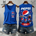 Pepsi 1898 Vintage Logo V-Neck Tank Top