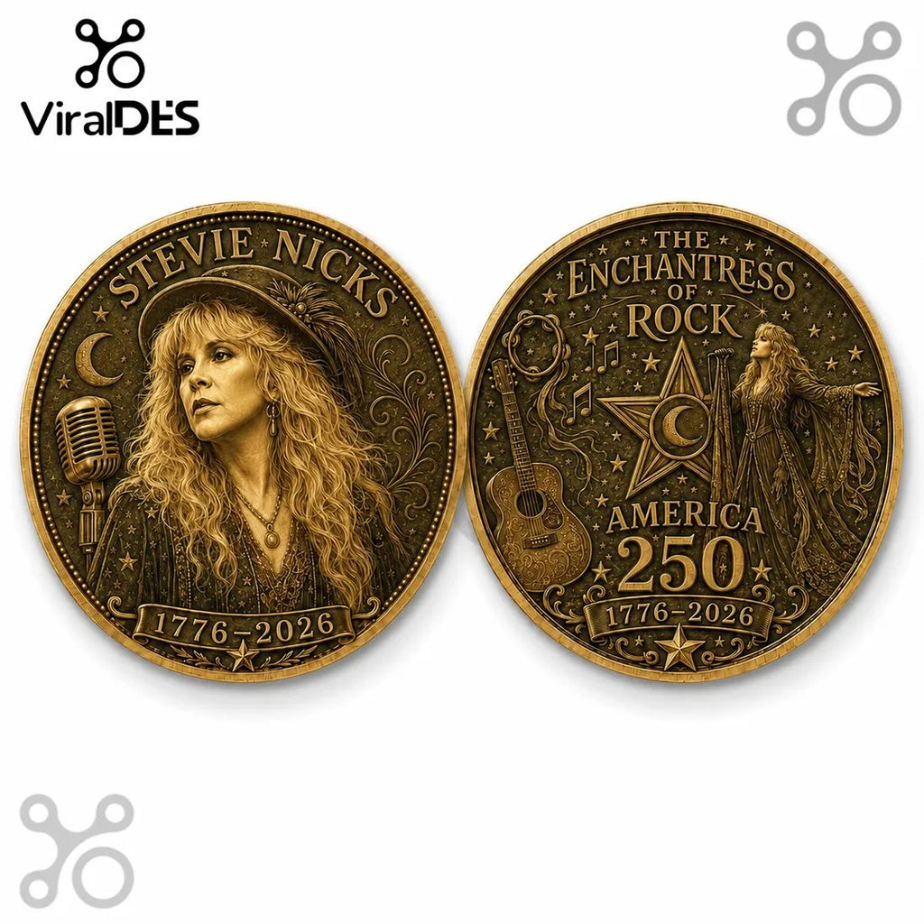 Stevie Nicks Enchantress of Rock America 250th Anniversary Collectible Coin