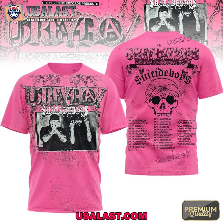 Suicideboys Grey Day Tour 2026 Shirt, Hoodie