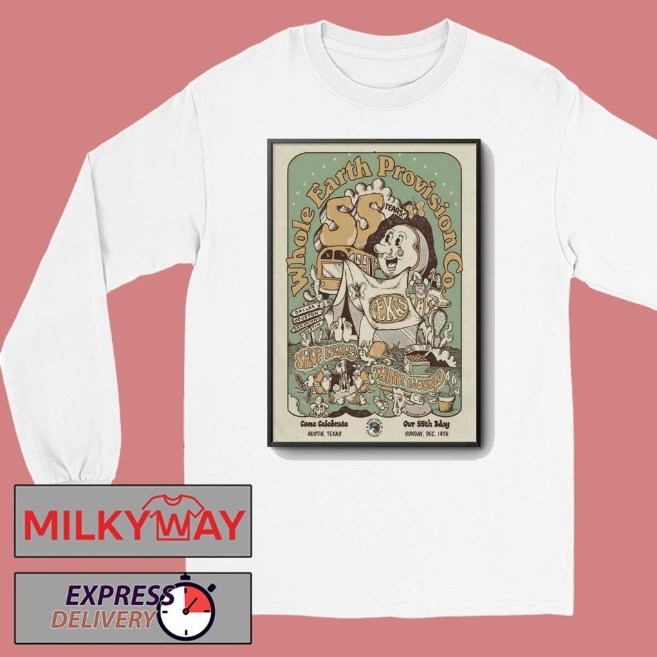 Whole Earth Provision Co. 12 14 2025 Austin TX Poster shirt