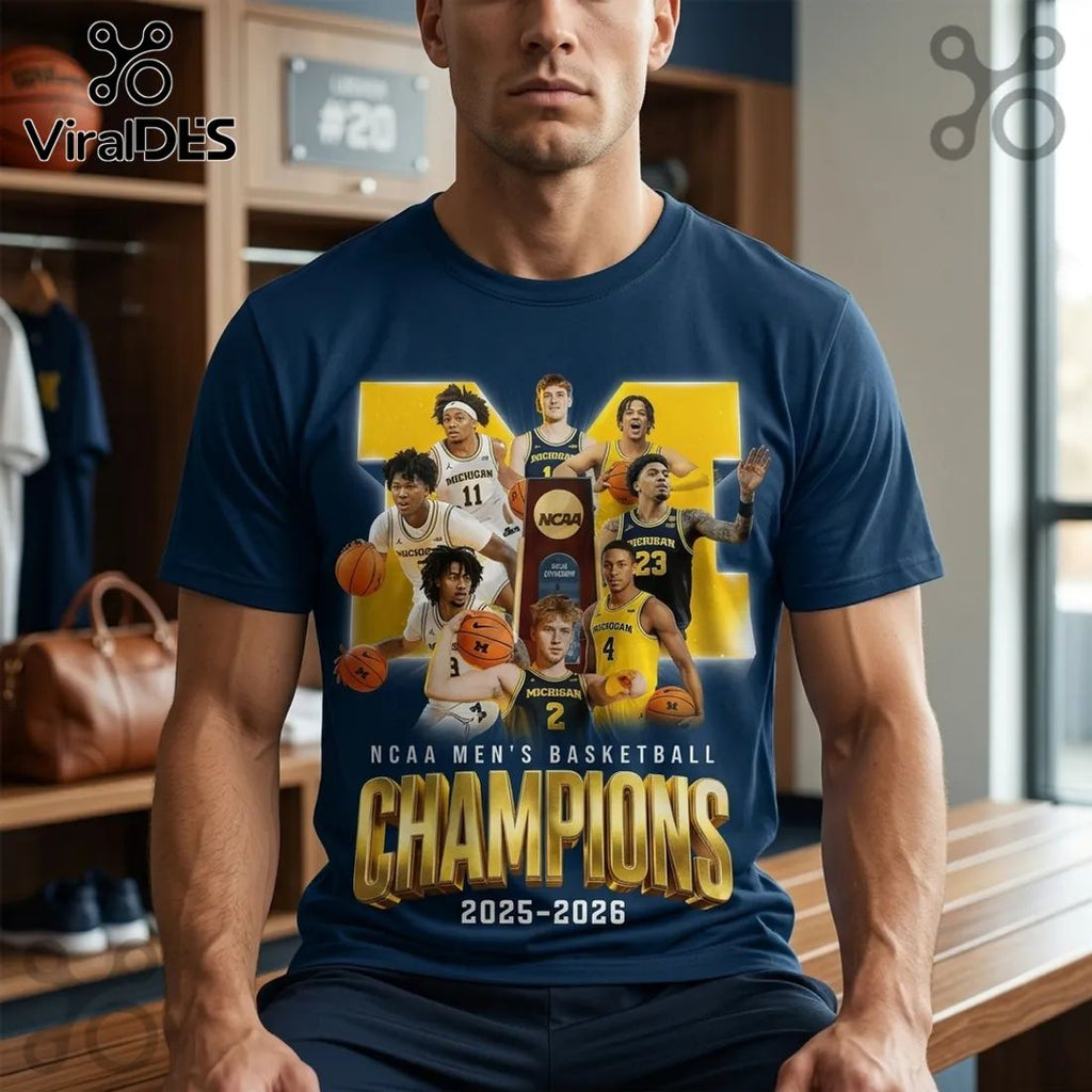 Michigan Wolverines Premium NCAA Basketball Champions Shirt