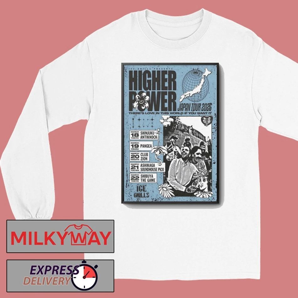 Higher Power Japan Tour 2026 Poster shirt