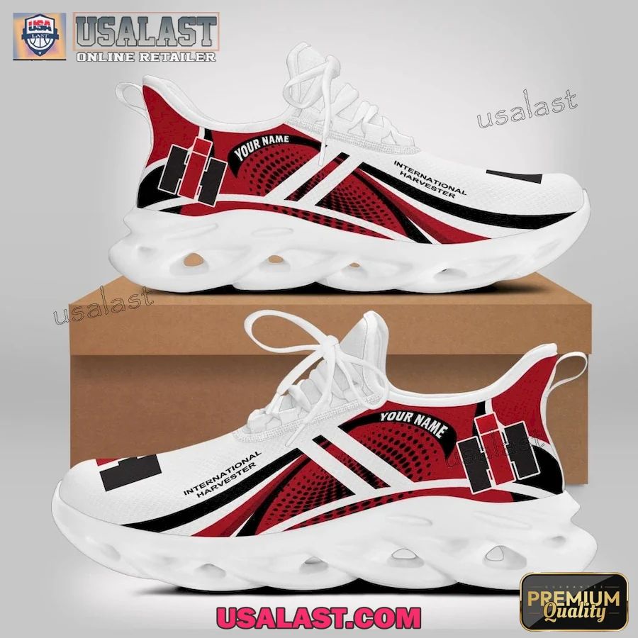 International Harvester Tractor Personalized Max Soul Shoes
