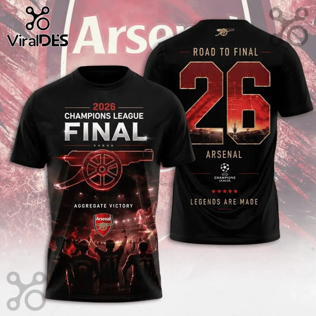 Arsenal 2026 Champions League Final Hoodie