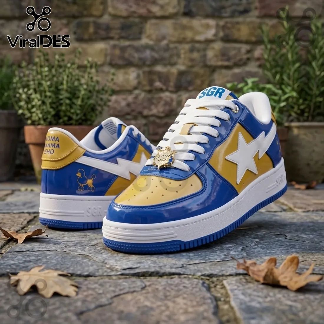 Sigma Gamma Rho 1922 Blue and Gold Air Force 1 Sneakers