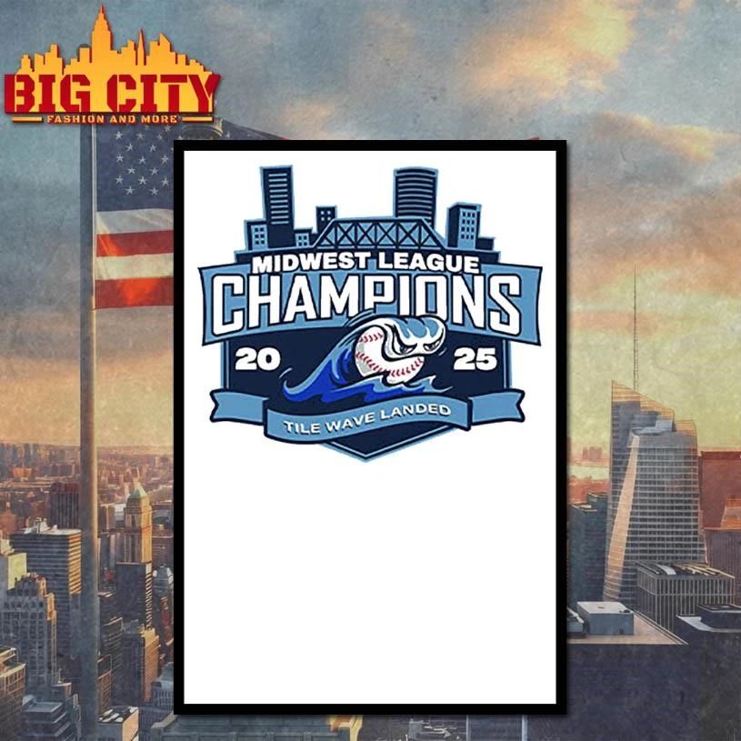 Original West Michigan Whitecaps Midwest League Champions 2025 Baseball Shirt