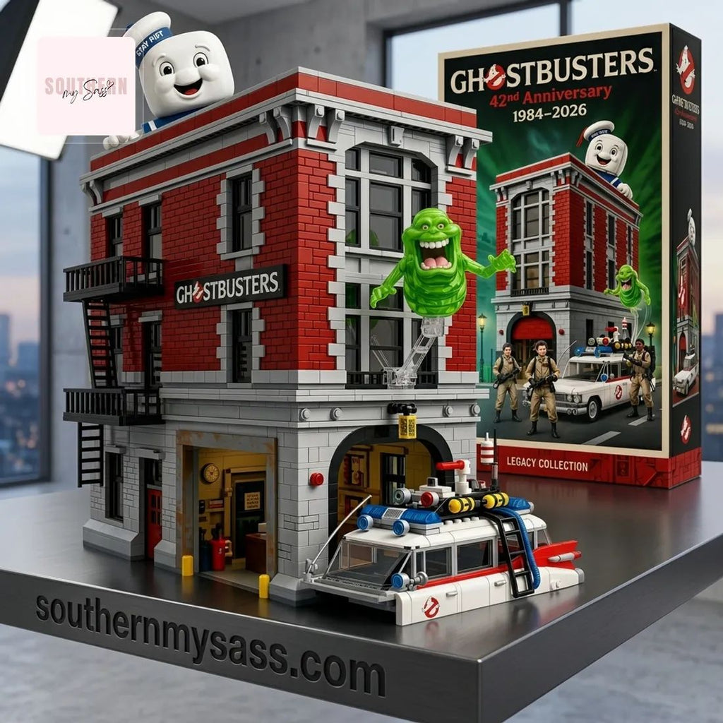 Ghostbusters Firehouse Headquarters 42nd Anniversary 1984-2026 Legacy Collection Building Block Set