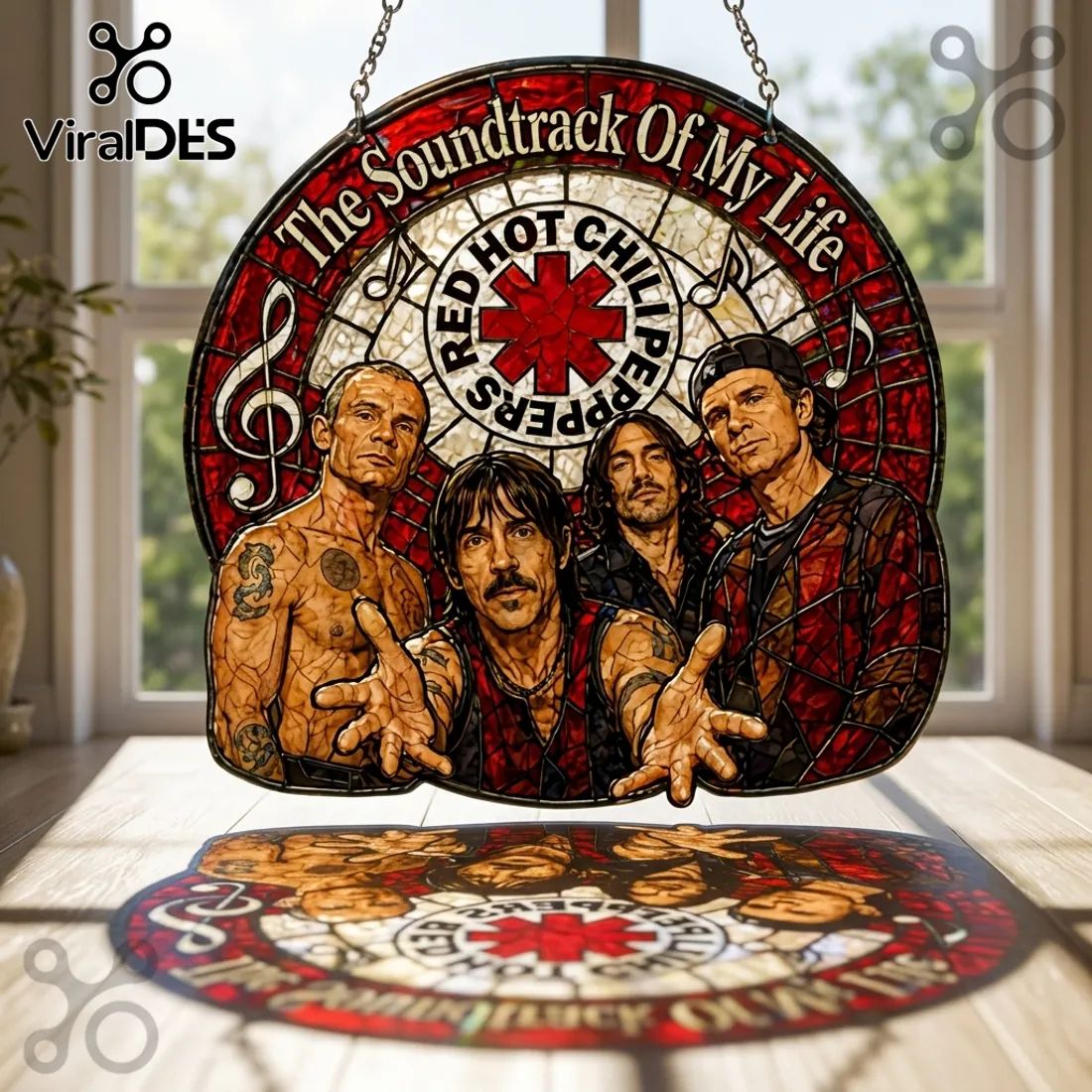 Red Hot Chili Peppers The Soundtrack Of My Life Suncatcher