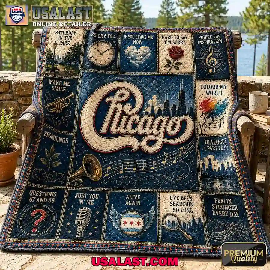 Chicago Band Jazz Rock Edition Quilt Blanket