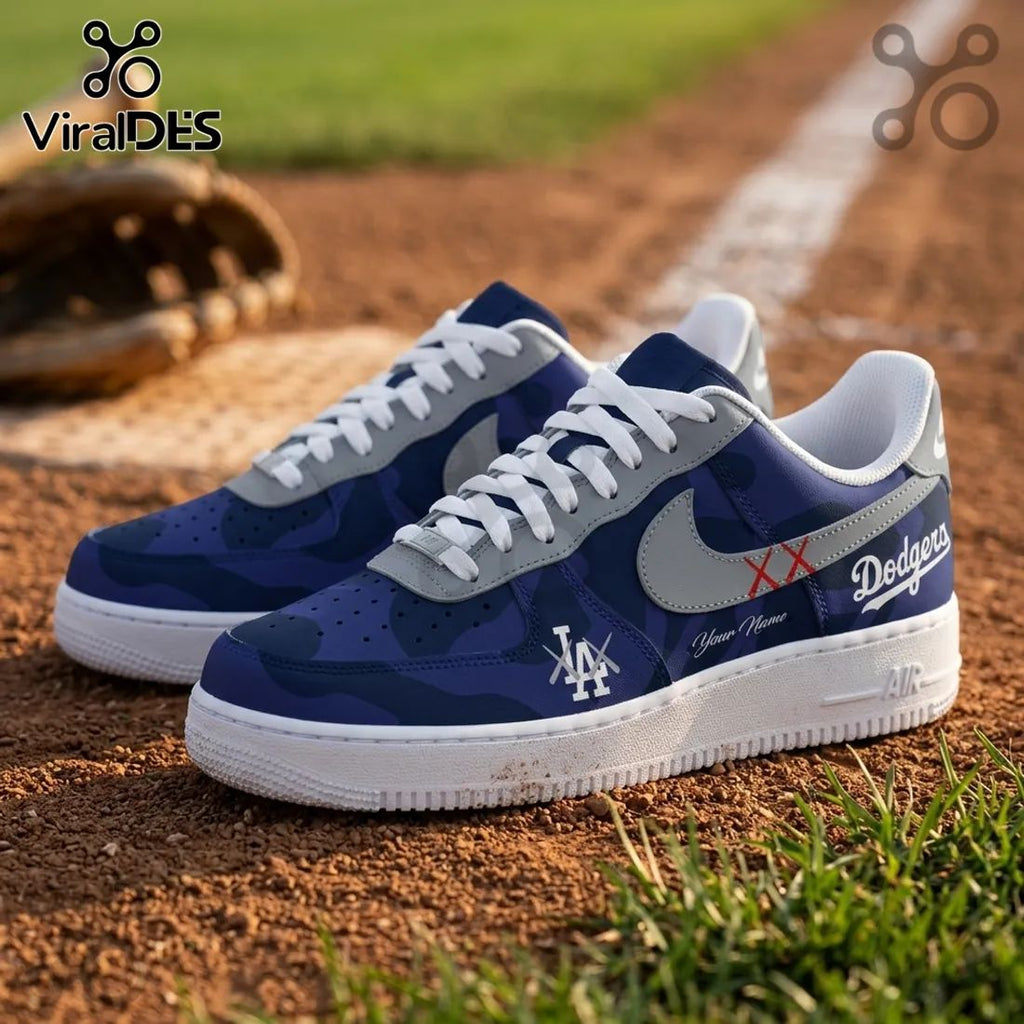 Los Angeles Dodgers x Kaws Air Force 1 Sneakers