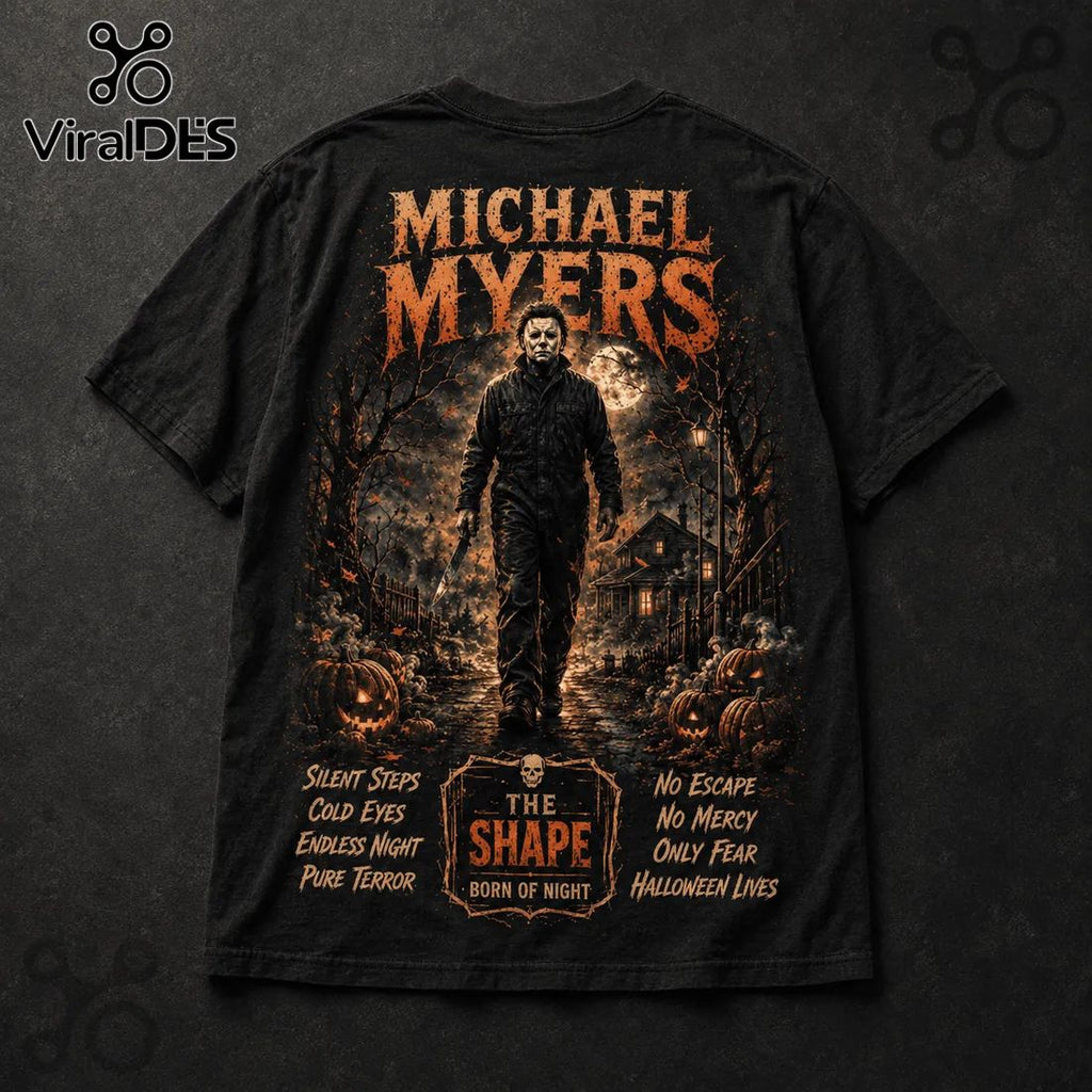 Michael Myers Halloween Evil Never Sleeps T-Shirt