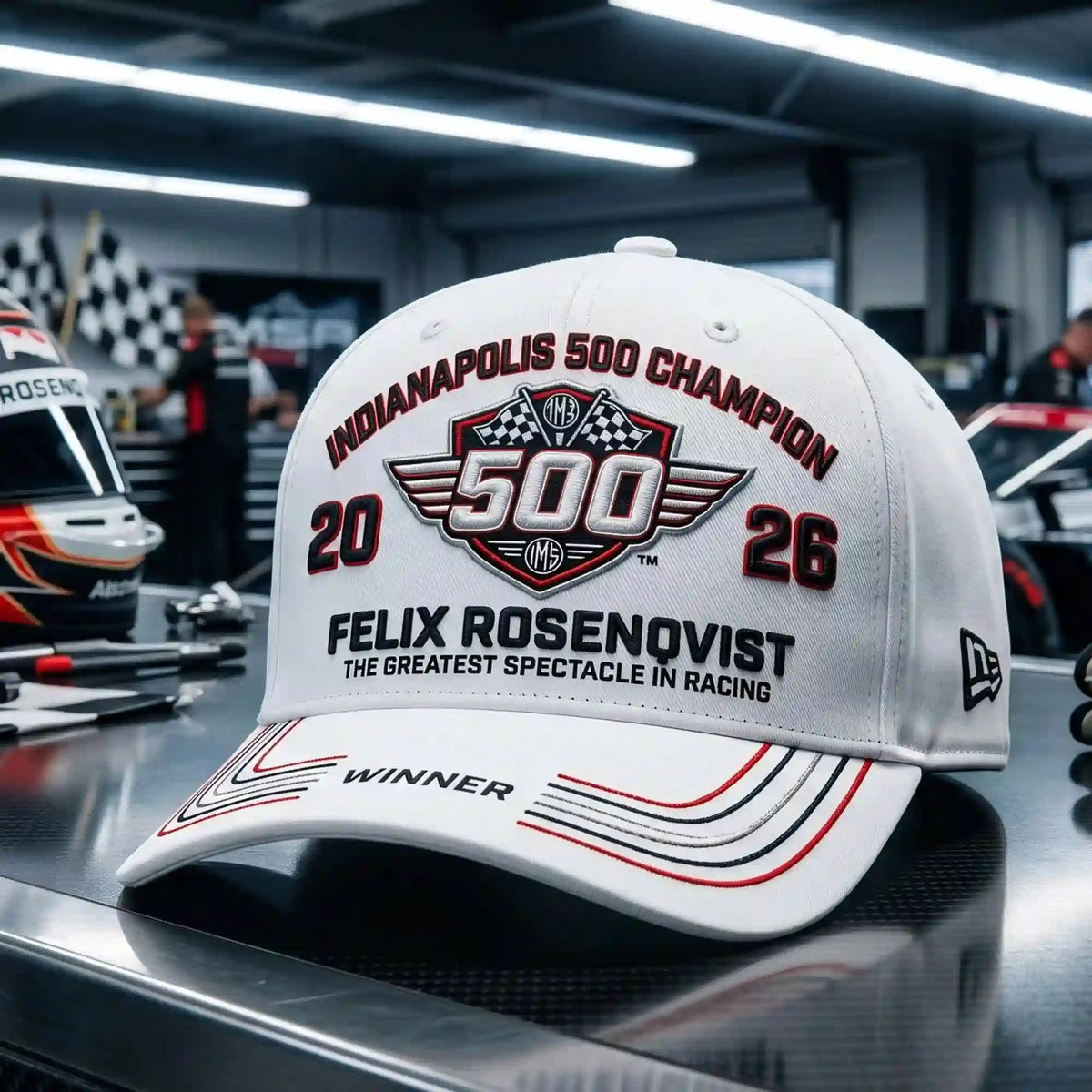 Indianapolis 500 Champion Felix Rosenqvist Winner Indy 500 Limited Cap