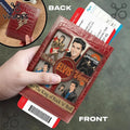 Elvis Presley Vegas Themed Faux Leather Passport