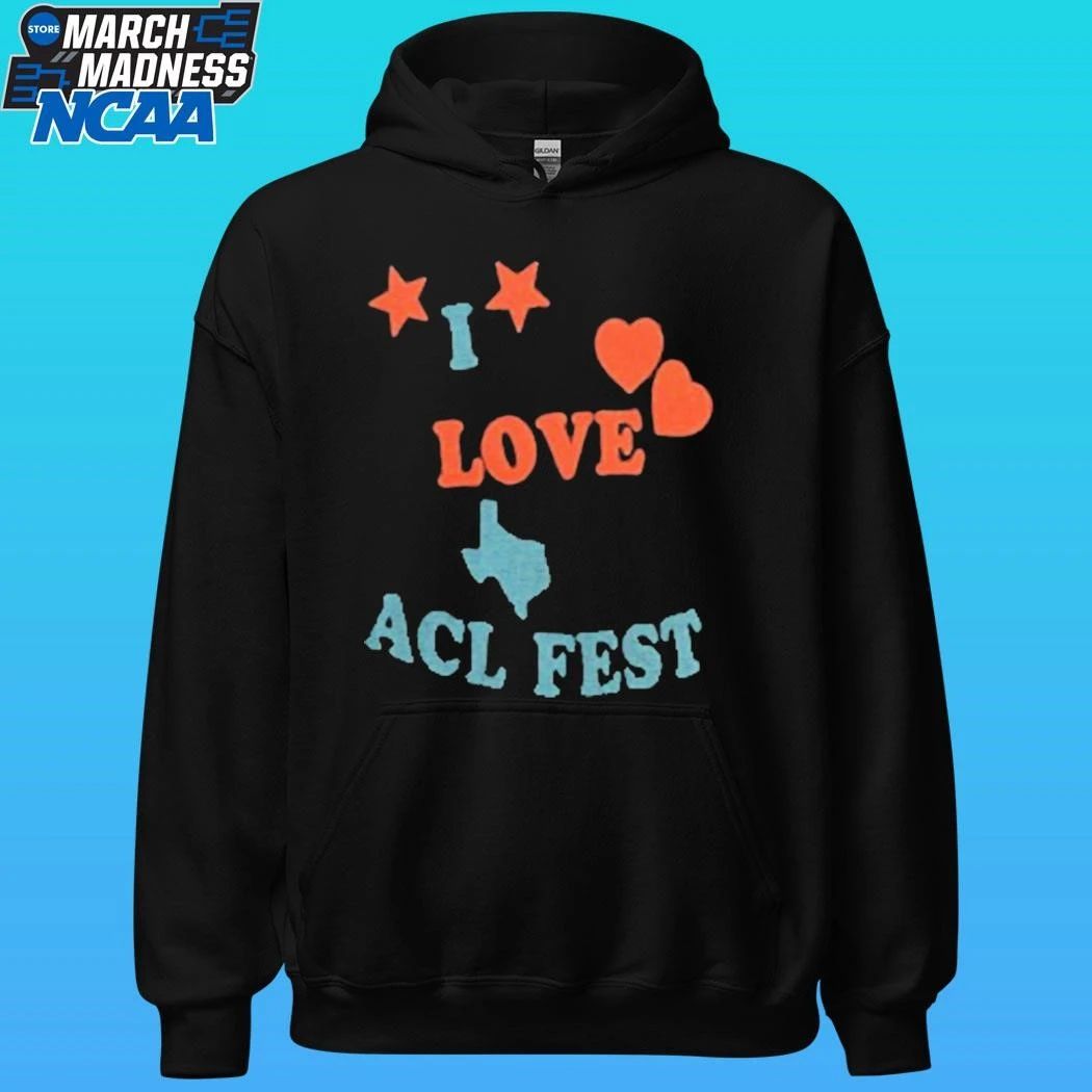 I Love Acl Fest Baby Rib Texas Shirt