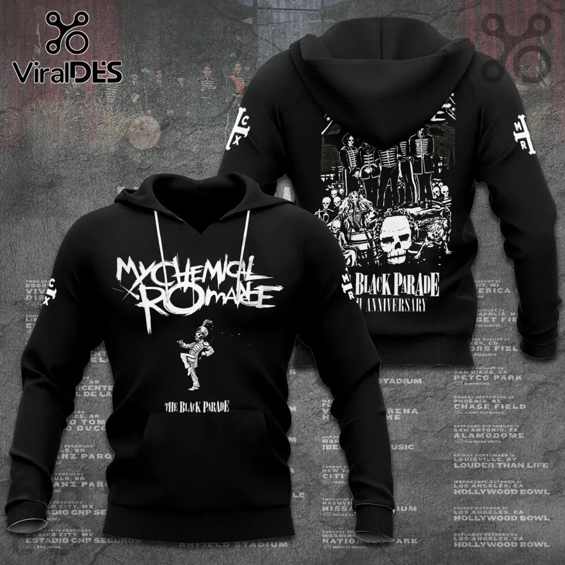 My Chemical Romance The Black Parade 20th Anniversary Premium Graphic T-Shirt