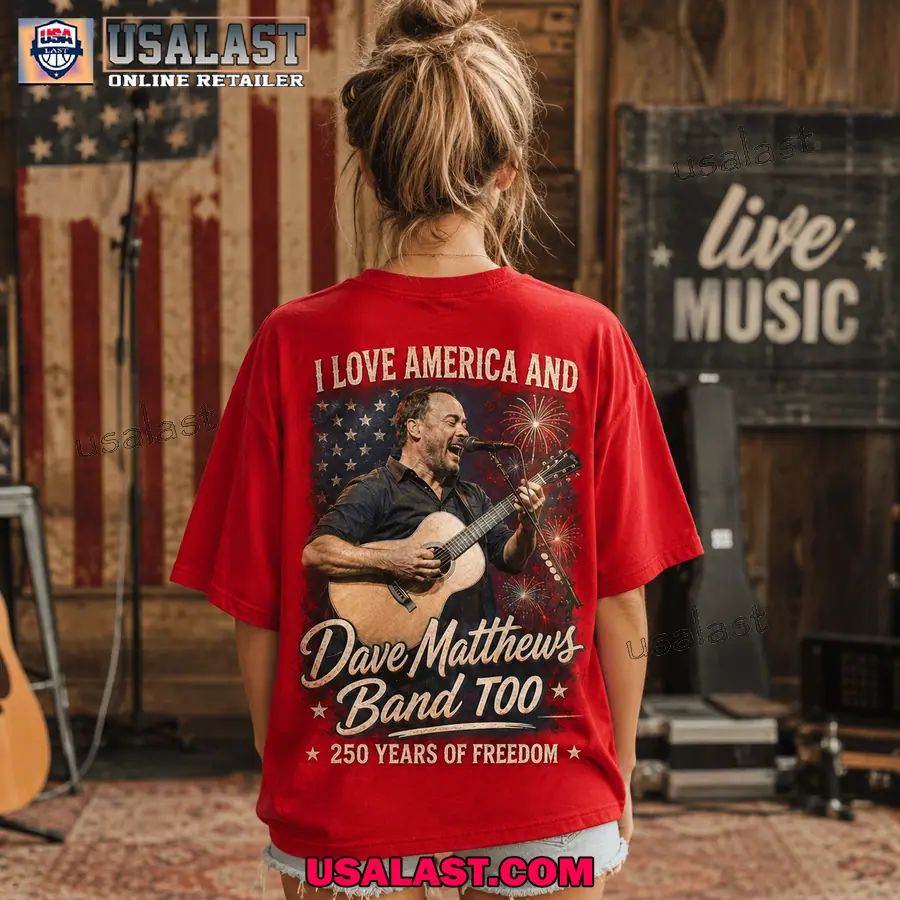 Dave Matthews Band Us 250th Anniversary 3D Tee Shirt