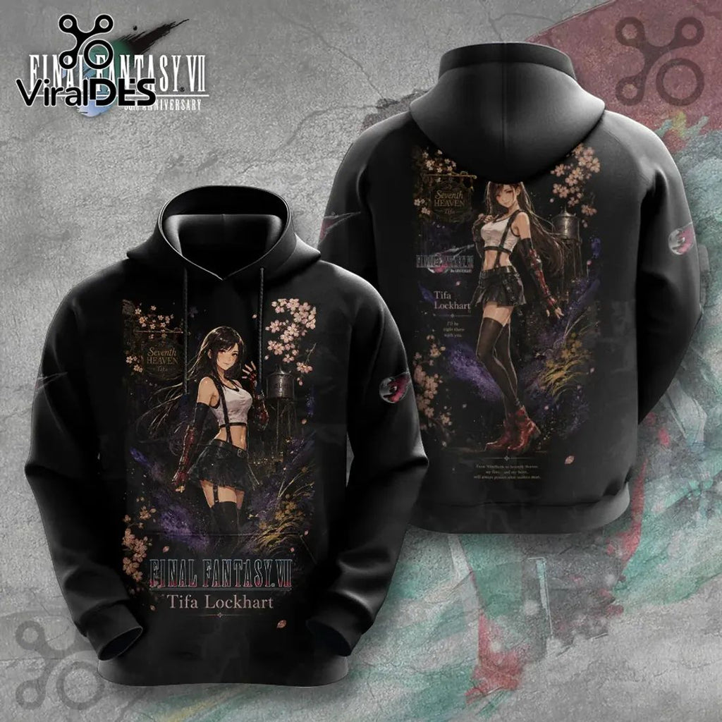 Final Fantasy VII 30th Anniversary Tifa Lockhart Hoodie