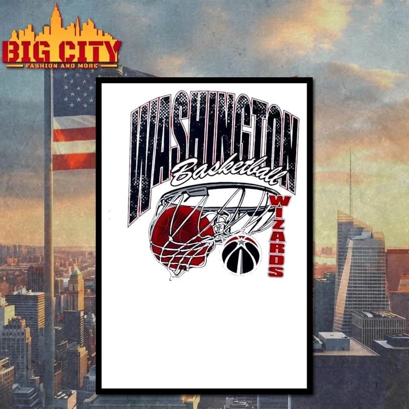Original Washington Wizards Basketball Script Swish shirt