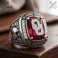 Oklahoma Sooners 2026 Championship Ruby Red Stone Ring