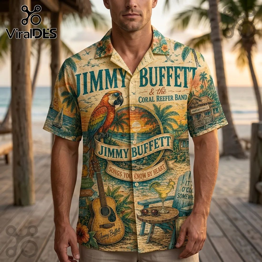 Jimmy Buffett Songs You Know By Heart Tropical Paradise Shirt