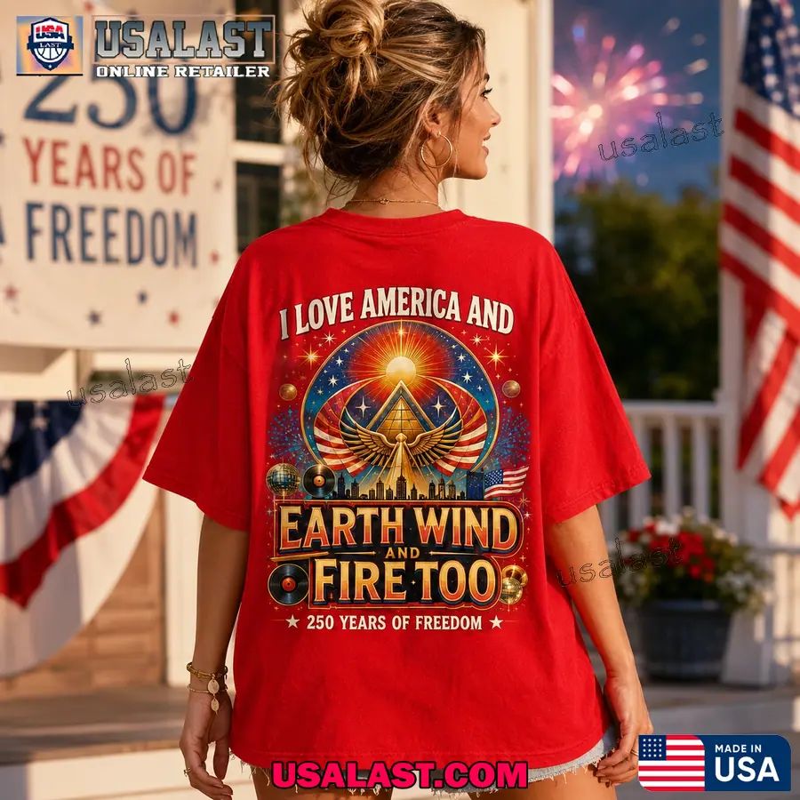 Earth Wind And Fire US 250th Anniversary 3D Tee Shirt