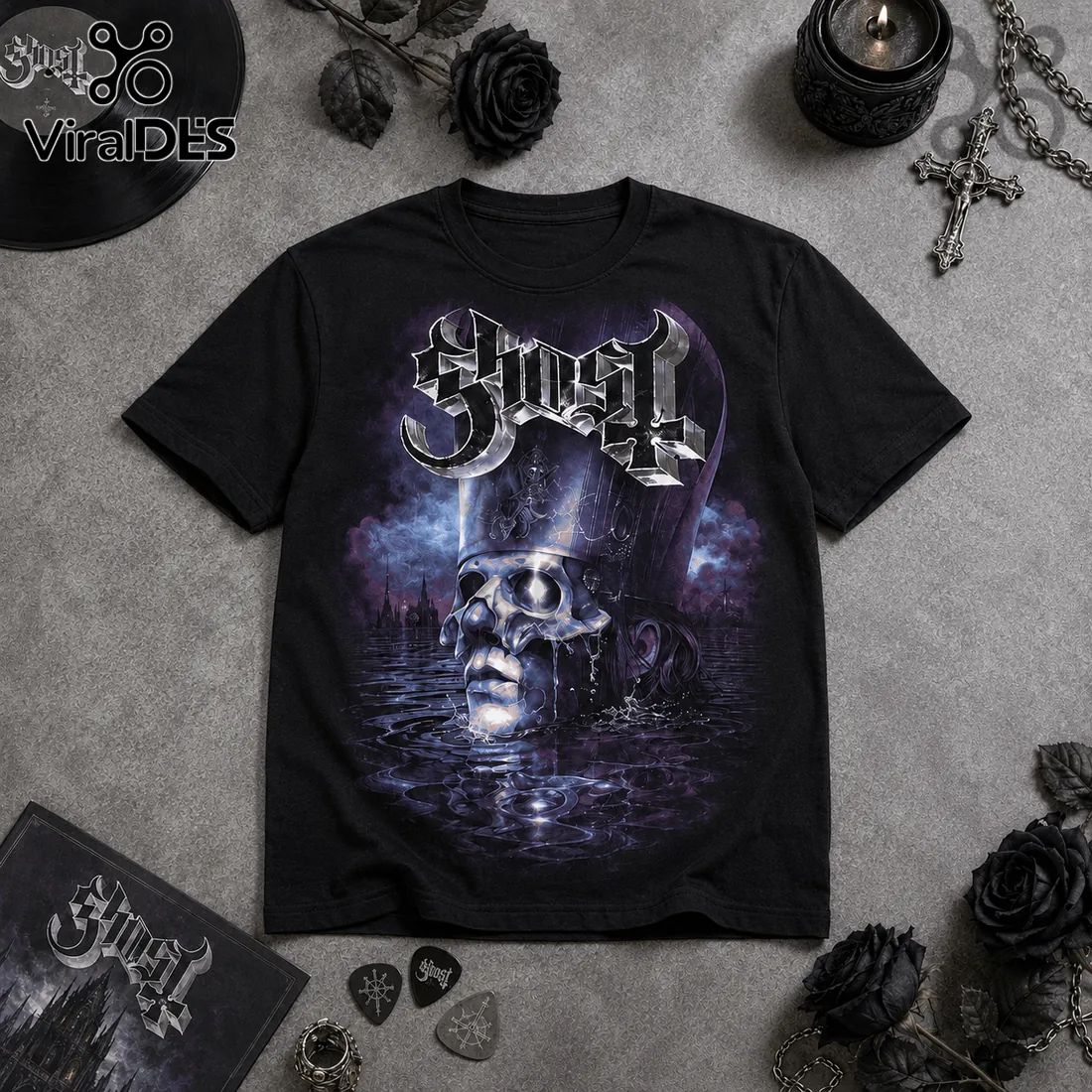 Ghost The Ritual Never Ends Black T-Shirt