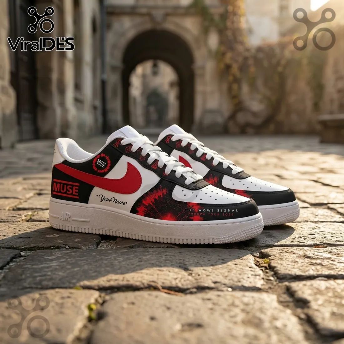 Muse x The Wow! Signal Europa Tour 2026 Custom Air Force 1 Sneakers