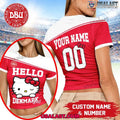 Personalized Denmark World Cup 2026 Women Baby Tee