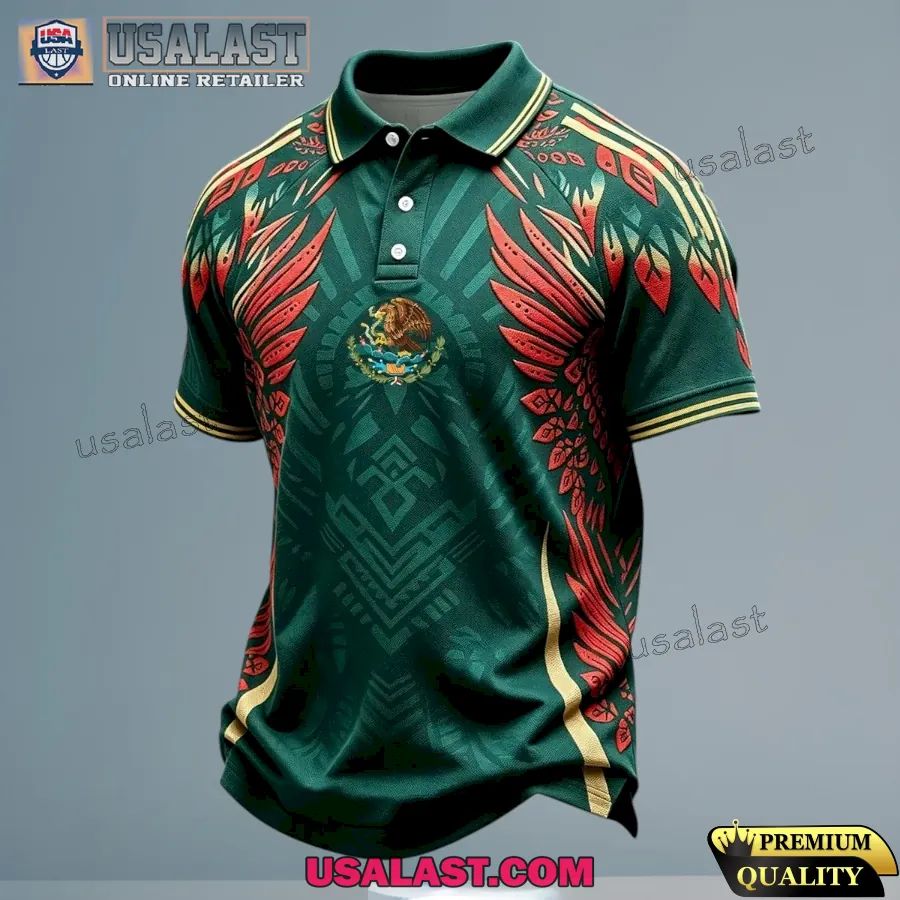 Mexico World Cup 2026 Special Print Polo Shirt