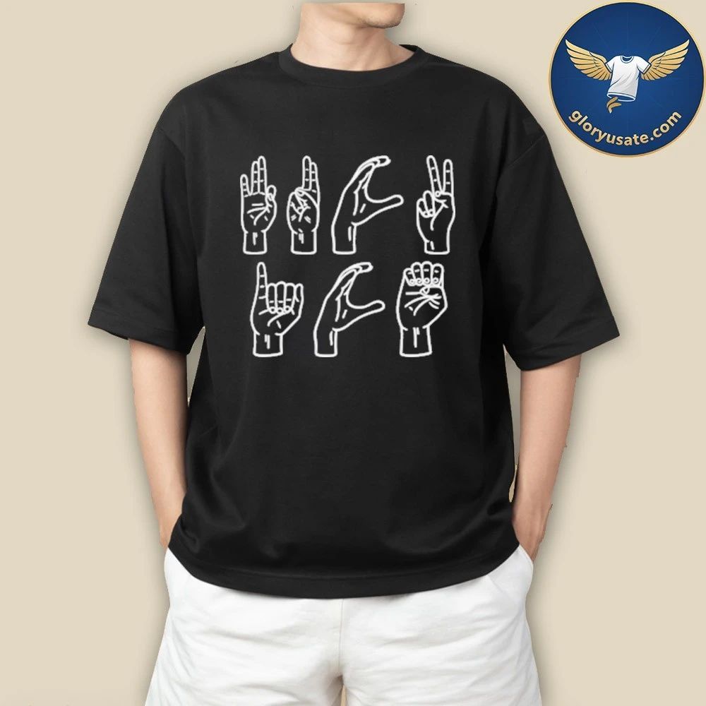 Hand Sign Language Fuck ICE Shirt