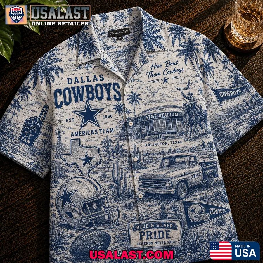 Dallas Cowboys Tropical Vibes Hawaiian Shirt