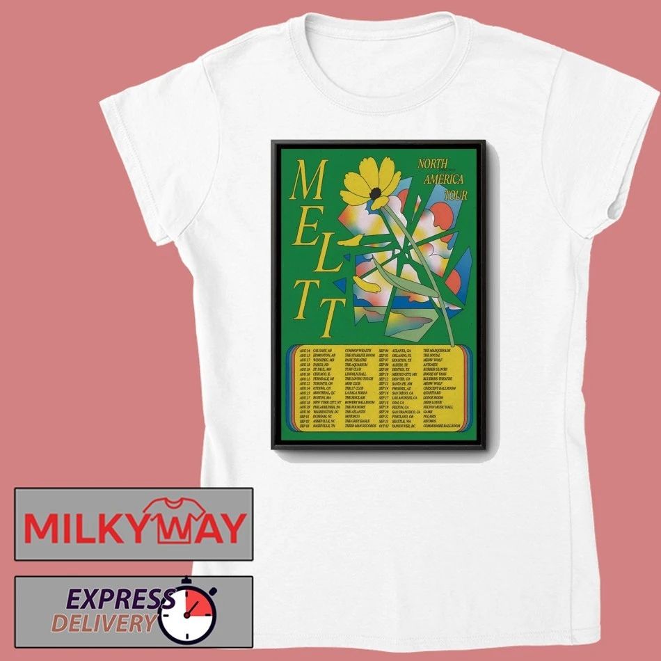 Meltt North America 2026 Tour Poster shirt