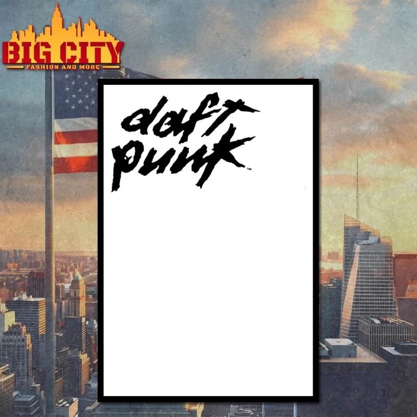 Daft Punk White Tee Standard Logo Shirt