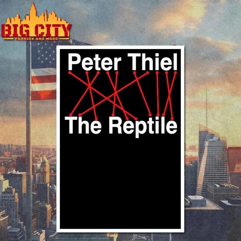 Funny Peter Thiel The Reptile CEO Shirt