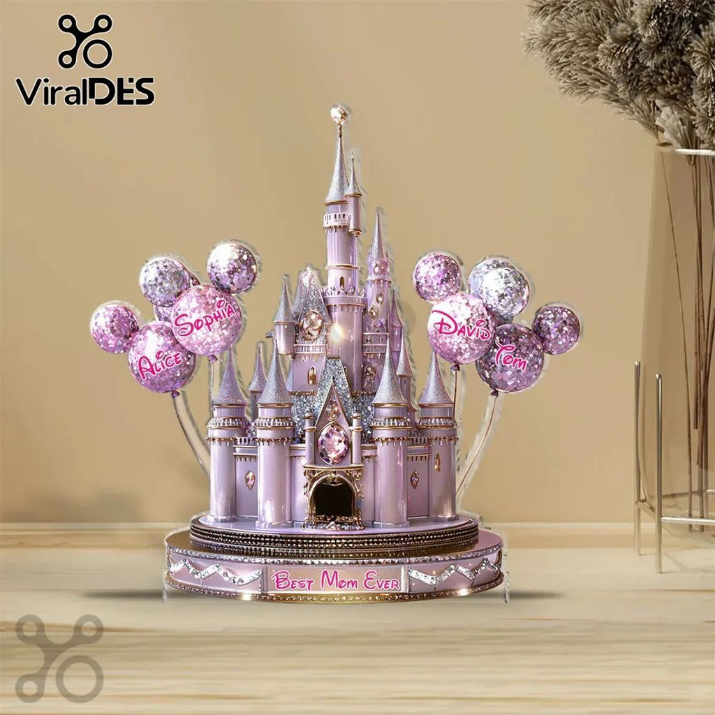 Personalized Magical Castle LED Light Sculpture