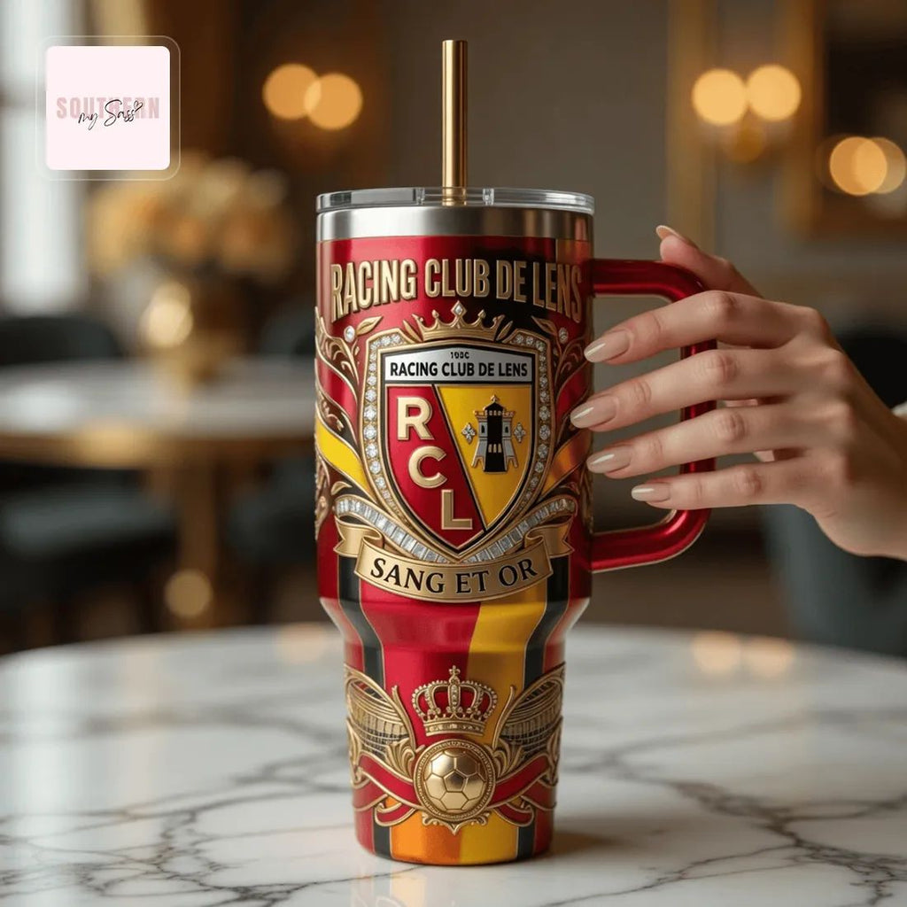 Racing Club de Lens Prestige Champions Edition 40oz Insulated Tumbler With Handle