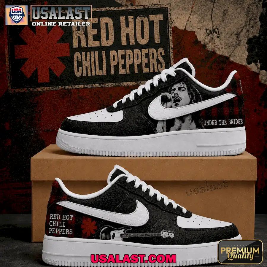 Red Hot Chili Peppers Under The Bridge Air Force 1 Shoes