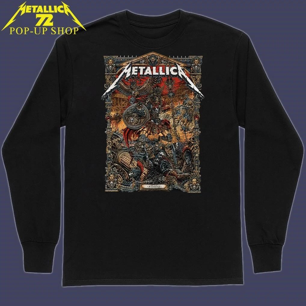 Metallica M72 Athens Greece May 9, 2026 Pop-Up Shop T-Shirt